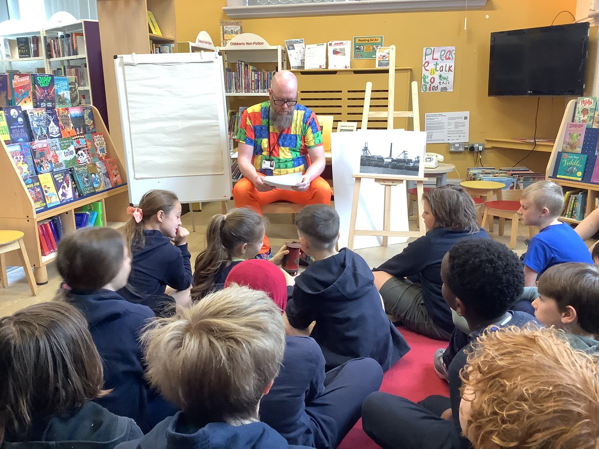 MissSP_Thatto's tweet photo. Our visit to Thatto Heath Library. We enjoyed writing our own haiku poems #ThattoPrim_Reading https://t.co/KzgW9sqI29