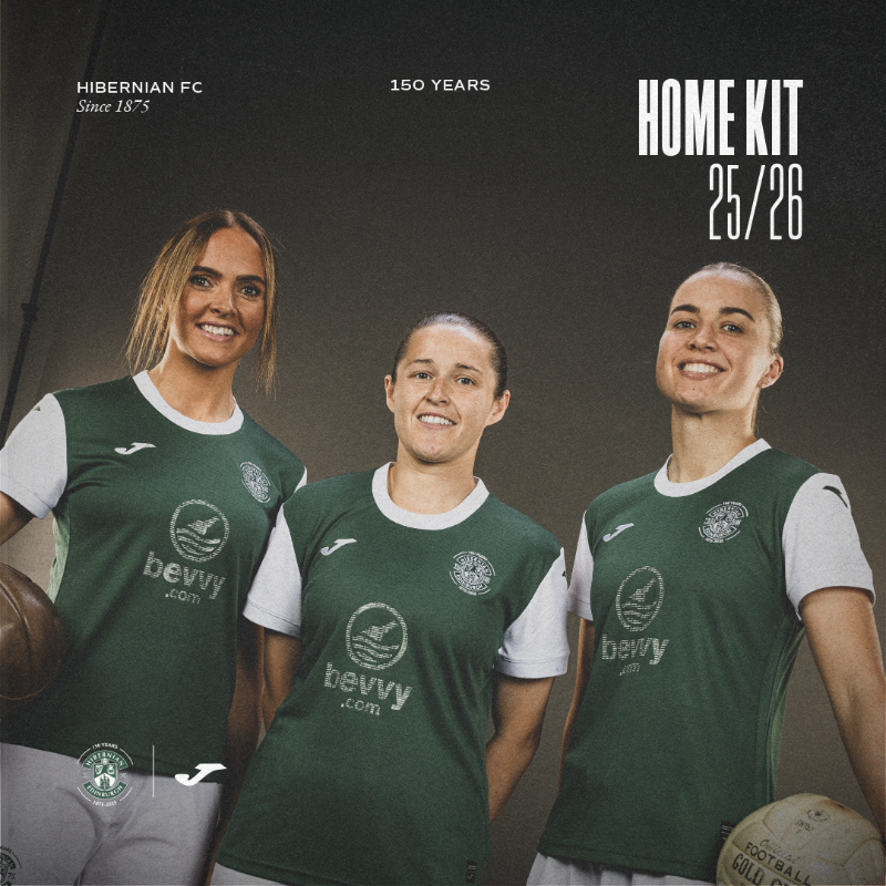 HibernianFC's tweet photo. 🥬 Your 𝟏𝟓𝟎𝐭𝐡 𝐀𝐧𝐧𝐢𝐯𝐞𝐫𝐬𝐚𝐫𝐲 home kit is on sale online now 👇
