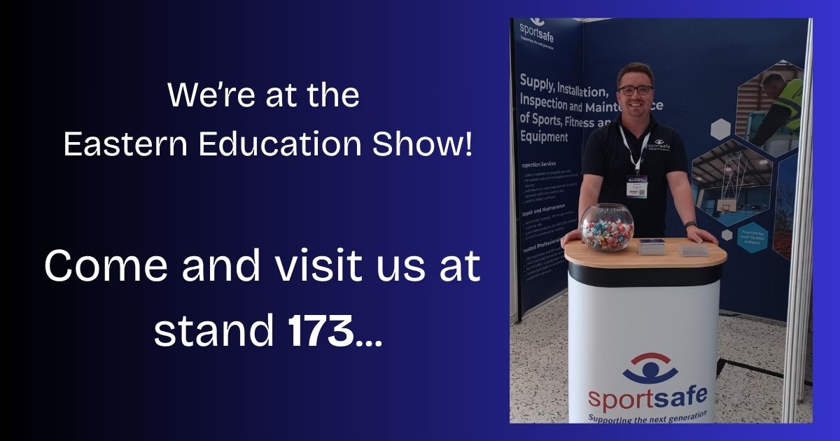 SportsafeUK's tweet photo. The Eastern Education Show!🎉
Visit us at stand 173 to meet our expert team members and see how Sportsafe can help YOU.
#EasternEdShow #Teacher #HeadTeacher #Exhibitor https://t.co/1xdba3TORe