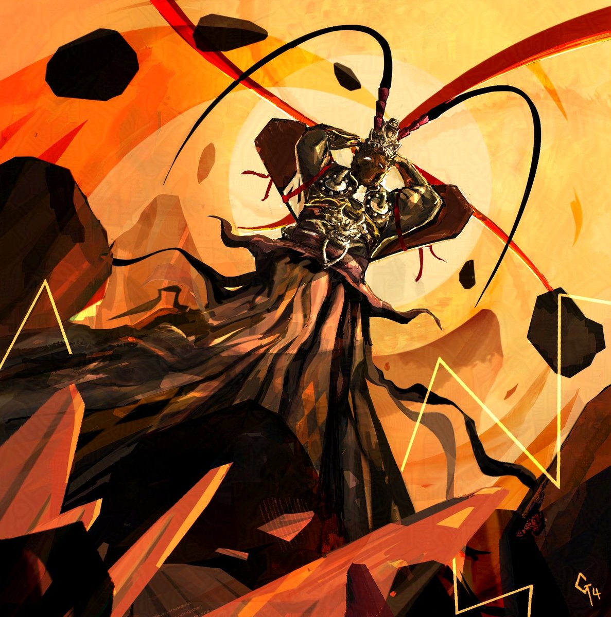 gwei_art's tweet photo. Wrathful Monarch | Wukong

#BlackMythWukong  #digitalart https://t.co/SxHQJ7sggU