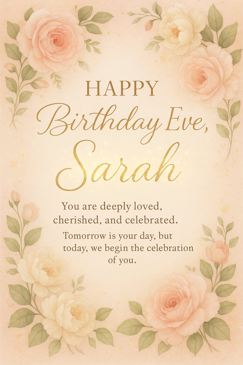 My darling Sarah
I cherish you <a href="/kwinsarai/">Sarah</a> 
It's few hours to your day and all I wish for you is great blessing from above.