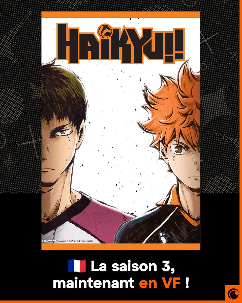 Karasuno vs. Shiratorizawa. Le match décisif pour le championnat national.

Haikyu!! La saison 3, maintenant en VF !
