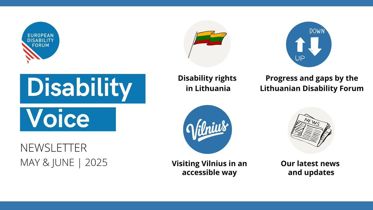 European Disability Forum tweet media