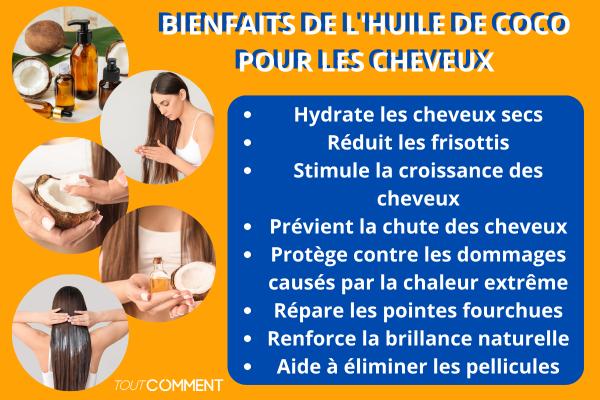 toutComment's tweet image. Bienfaits de l'huile de coco pour les cheveux beaute.toutcomment.com/article/bienfa… #beauté