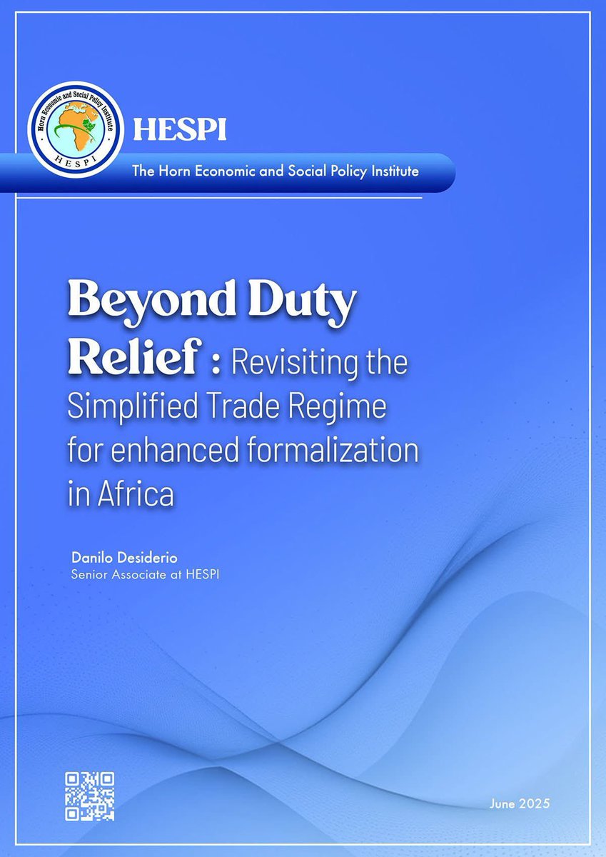 HESPIOFFICIAL's tweet photo. Beyond Duty Relief: Revisiting the Simplified Trade Regime for enhanced formalization in Africa.

https://t.co/bRAke1VOKR https://t.co/pwDCeunrlo