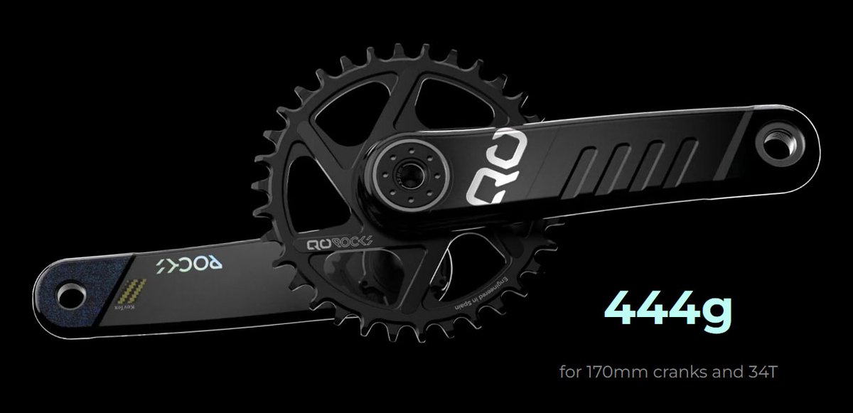 QoBikeGear's tweet photo. In MTB, weight isn’t just speed — it’s control. A lighter crankset reduces fatigue, improves handling, and sharpens reaction time on technical descents. Choose smart, ride harder with QO. #MTB2025 #EnduroMTB #CarbonPerformance #Eurobike2025 #QO #bike #mtb #carbon #cyclist https://t.co/hqfTxXA58v
