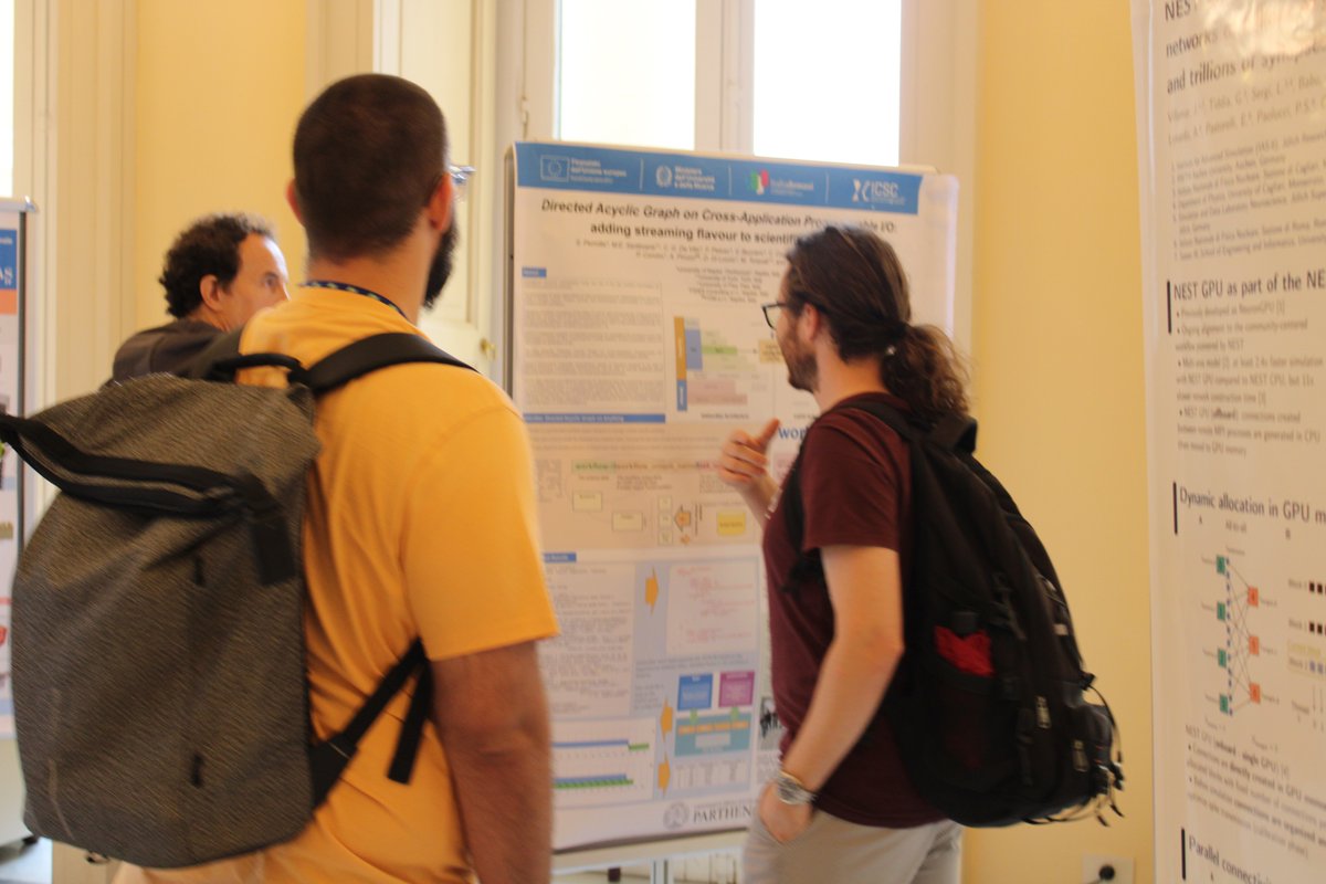 Highlights from the 3rd day of CINI HPC Summer School: rain won't stop us, back to the Villa, posters, and coffee for our brains (offered by #Fides). Photos available: drive.google.com/drive/folders/… #CINI #HPC #HPCNaples #learnhpc <a href="/CNRIAC/">Istituto Applicazioni del Calcolo</a> <a href="/UninaIT/">Unina Federico II</a> <a href="/Uniparthenope/">Università degli Studi di Napoli "Parthenope"</a>