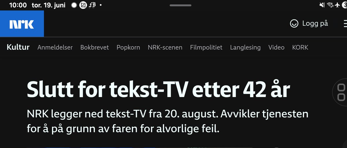 Å nei! Og så "for å på grunn av", da
nrk.no/kultur/slutt-f…