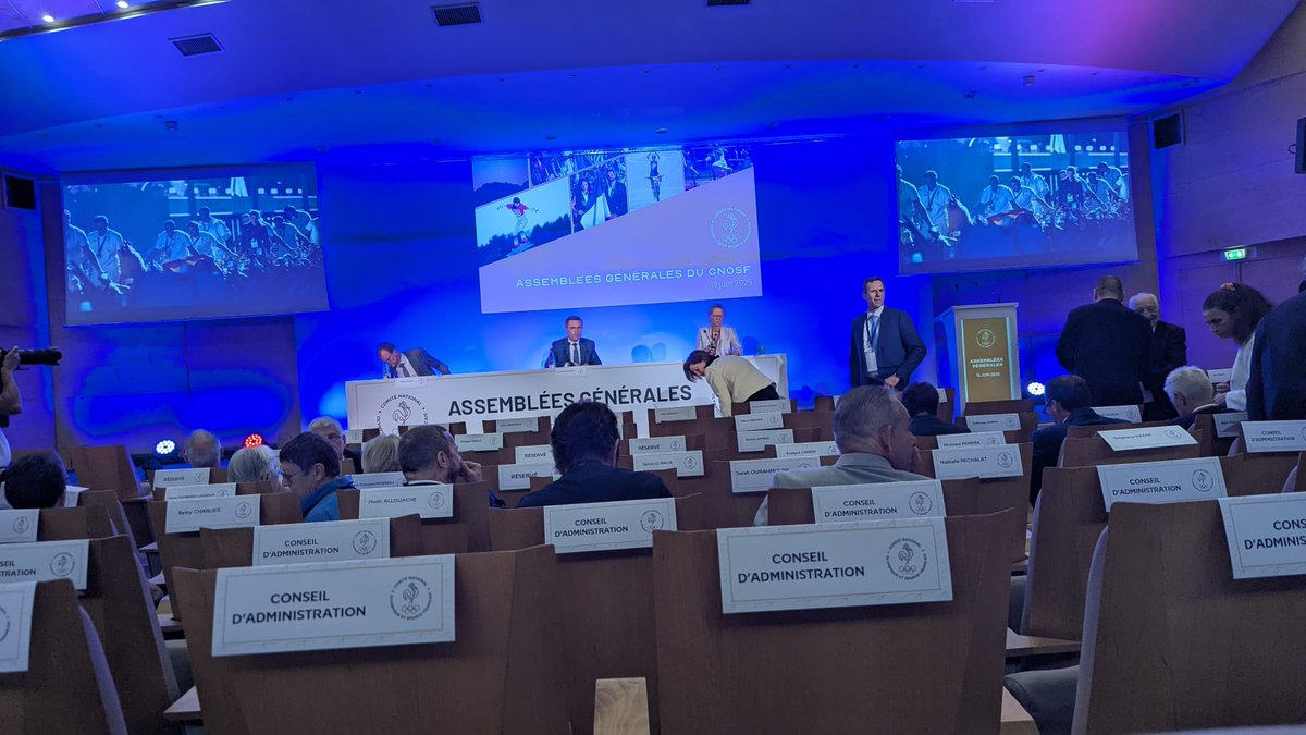 CDOS 53 (@cdos53) on Twitter photo 📅 Ce jeudi 19 juin, notre président Didier Pivette participe à l’Assemblée générale du #CNOSF.
🗳️ L’élection de la nouvelle présidente se déroule cet après-midi.
<a href="/FranceOlympique/">FranceOlympique</a> 📅 Ce jeudi 19 juin, notre président Didier Pivette participe à l’Assemblée générale du #CNOSF.
🗳️ L’élection de la nouvelle présidente se déroule cet après-midi.
<a href="/FranceOlympique/">FranceOlympique</a>
