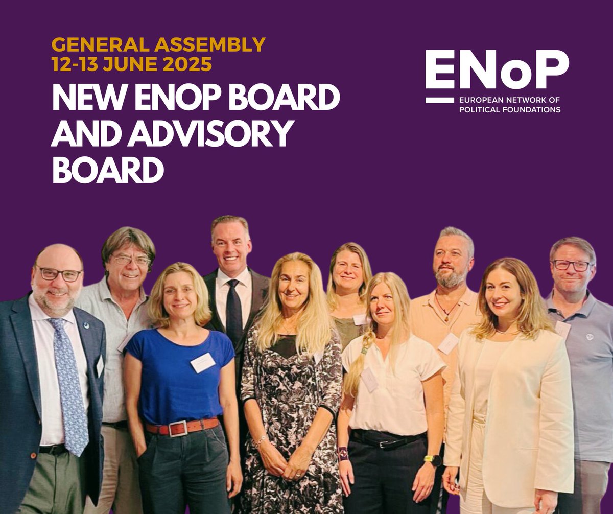 EU_ENoP's tweet image. ENoP has elected a new Board and Advisory Board at its General Assembly on 12-13 June.
We warmly welcome Philipp Goldberg (FES) as new President and sincerely thank Jules Maaten for his dedicated leadership over the past years.
A new chapter begins. 🇪🇺
#ENoP #Governance