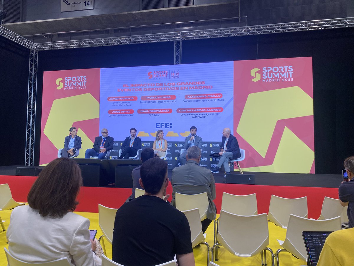 Espero que el <a href="/SportsSummitMad/">Sports Summit Madrid</a> continué muchos años. 
Buen networking entre la Industria Deportiva y muy buenas ponencias
<a href="/UEuropea/">Universidad Europea</a> <a href="/joseb0nal/">José Bonal</a> <a href="/BenitoPerezGonz/">Benito Pérez González</a>