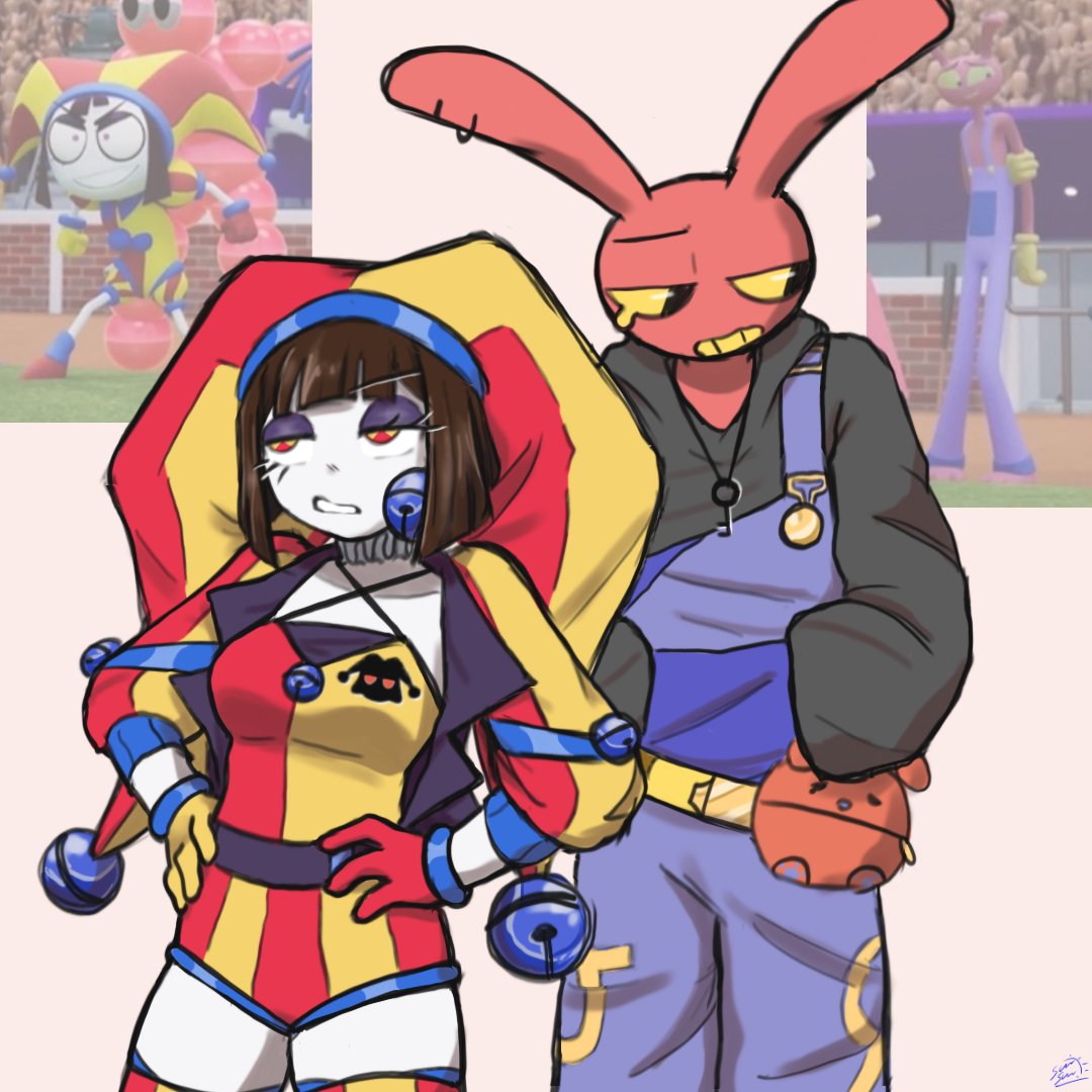 Toxic Alter Egos 

#TADC #FunnyBunny #JaxxPomni #AU