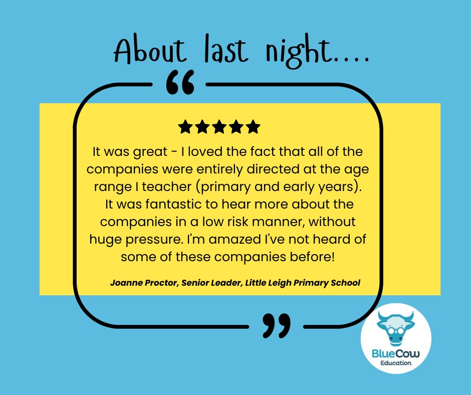 We’re so grateful for this lovely feedback from Joanne, who joined last nights Showcase event.

This is exactly why we run these events, to save school leaders time, introduce them to trusted solutions, and offer space to explore new ideas without pressure.

We’ve got two final