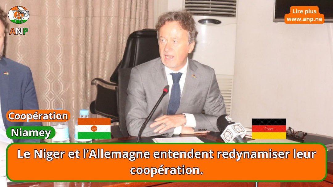 Échange ouvert et constructif sur la redynamisation de notre partenariat : l'Allemagne reste un ami fiable aux côtés du peuple nigérien. 🇩🇪🤝🇳🇪
anp.ne/le-niger-et-la…