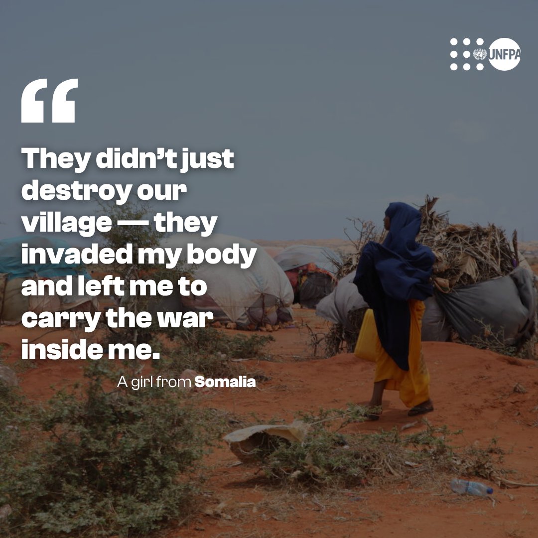Women’s bodies are battlefields in conflict.

The trauma of sexual violence leaves deep physical and emotional scars long after the guns fall silent.

#EndRapeInWar
