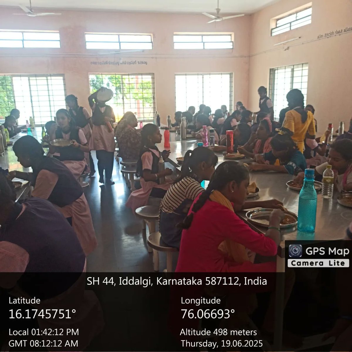 Lunch MDRS dhannur  #SocialAudit_SWDMeals #SocialWelfare_Karnataka <a href="/SWDGoK/">ಸಮಾಜ ಕಲ್ಯಾಣ ಇಲಾಖೆ</a>