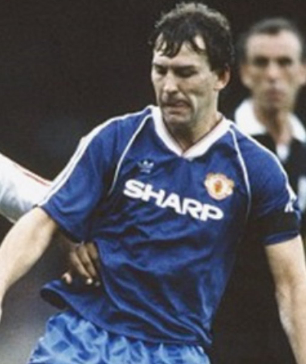 Manchester United shirt history. In 1988 adidas introduced their 3rd bi-annual shirt change. There was an amendment to the collar shape and the sleeves were cuff less, but there wasn’t a huge amount of change. I had the red and blue shirts, but was waiting to get the white one at