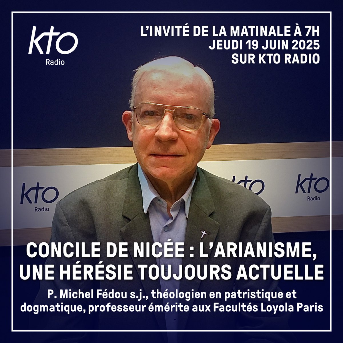 Jésus, modèle de sagesse, mais pas une personne divine ? Cette perception rejoint une vieille hérésie: l’arianisme. Lors du Concile de #Nicée, en 325, les Pères de l’Église se sont érigés contre cette doctrine.

🎧Explications avec le p. Michel Fédou, sj : ktoradio.com/podcasts/linvi…