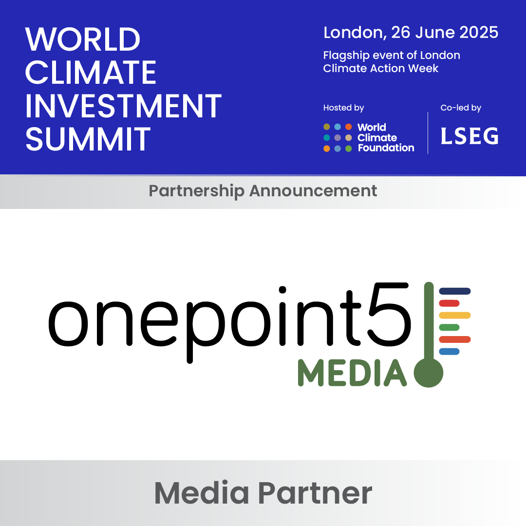 wclimate's tweet image. 🗞️ Introducing OnePointFive Media – Official Media Partner of the World Climate Investment Summit 2025
OnePointFive Media joins WCIS 2025 as a Media Partner, spotlighting bold narratives and climate solutions that support the journey to a net-zero future.
With a focus on…