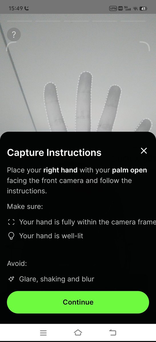 No more cumbersome ID checks! <a href="/HumanityProt/">Humanity</a>’s palm recognition app streamlines identity verification, making it both secure and effortless. #WeAreHumanityProtocol