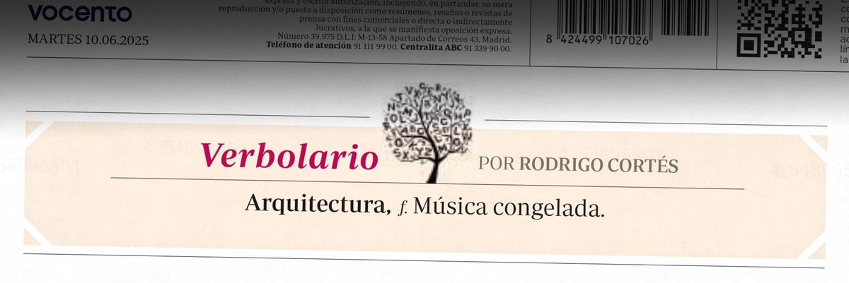 «Arquitectura»; 10/jun/2025: voz n° MMMDLXXXII <a href="/rodrigocortes/">Rodrigo Cortés</a>