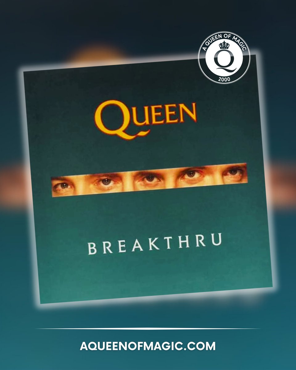 aqueenofmagic's tweet photo. Tal dรญa como hoy, el 19 de junio de 1989, Queen lanza el single โBreakthruโ. Llegรณ a la posiciรณn 7 en las listas britรกnicas.
#Queen #Breakthru https://t.co/K60LiDAYYh