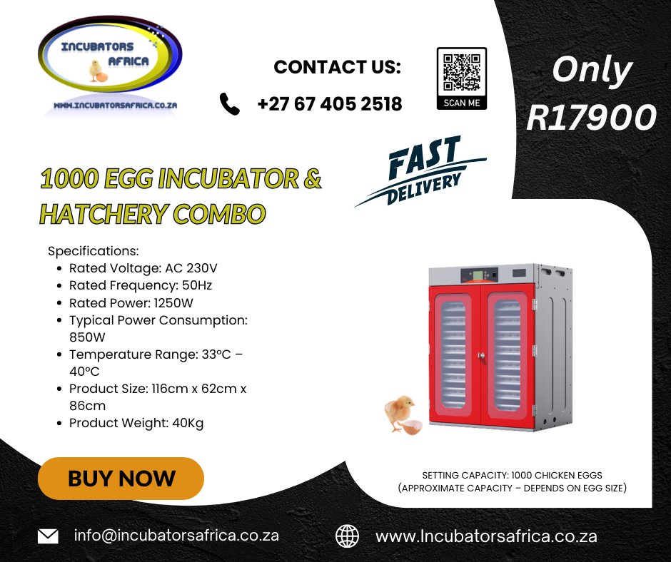 Jamesnk2023's tweet photo. Incubators Africa Online E-commerce.

We have a wide range of poultry products for sale to help you in your small to medium scale farming.

Come &amp; visit our online store to check out our wide range.

Order today online &amp; we deliver to your door.

https://t.co/kJbzp7RW6o https://t.co/OCn1j6U7it