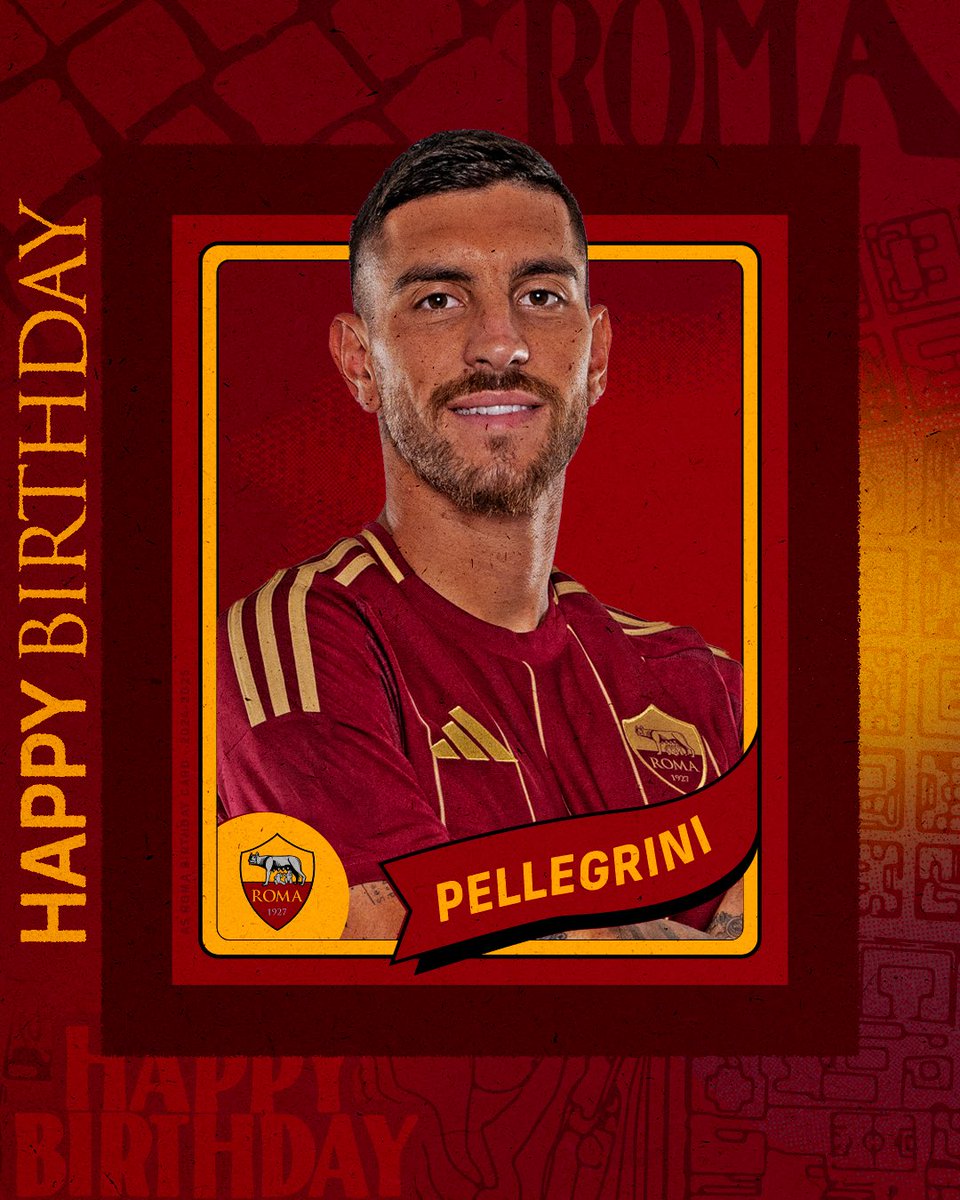 🎂 Buon compleanno, Lorenzo!

#ASRoma