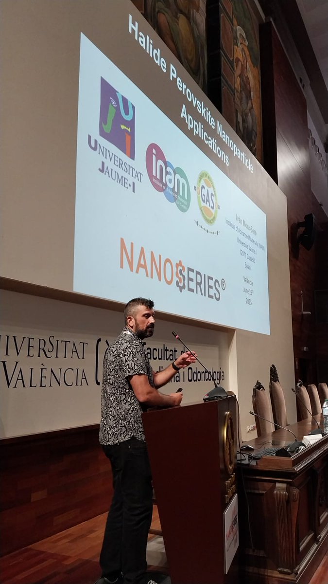 TeamNanoSeries's tweet image. 🌟 Plenary Talk | Day 2 at #NanoSeries2025
Delighted to host Prof. @IvanMoraSero- from @UJIuniversitat, presenting on:
“Halide Perovskite Nanoparticle Applications” ⚛️🔬
A deep dive into next-gen optoelectronics and energy technologies driven by perovskite innovation! 💡📈