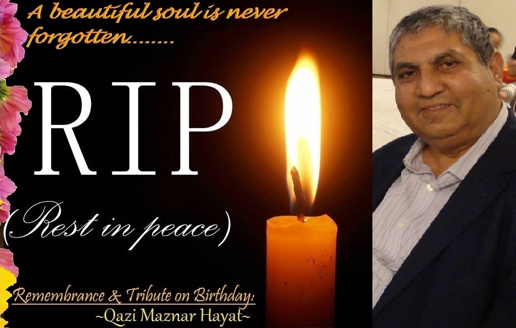 qazimanzarhayat's tweet photo. Honouring and paying tribute to Dr. Imtiaz Jokhio, a fellow SMCian, friend, and senior colleague, on his birth anniversary.

May Allah Ta'ala grant him eternal tranquilly!
- Qazi Manzar Hayat - Hyderabad -
#qazimanzarhayat #tribute #BirthAnniversary https://t.co/7dRZnHdW0e