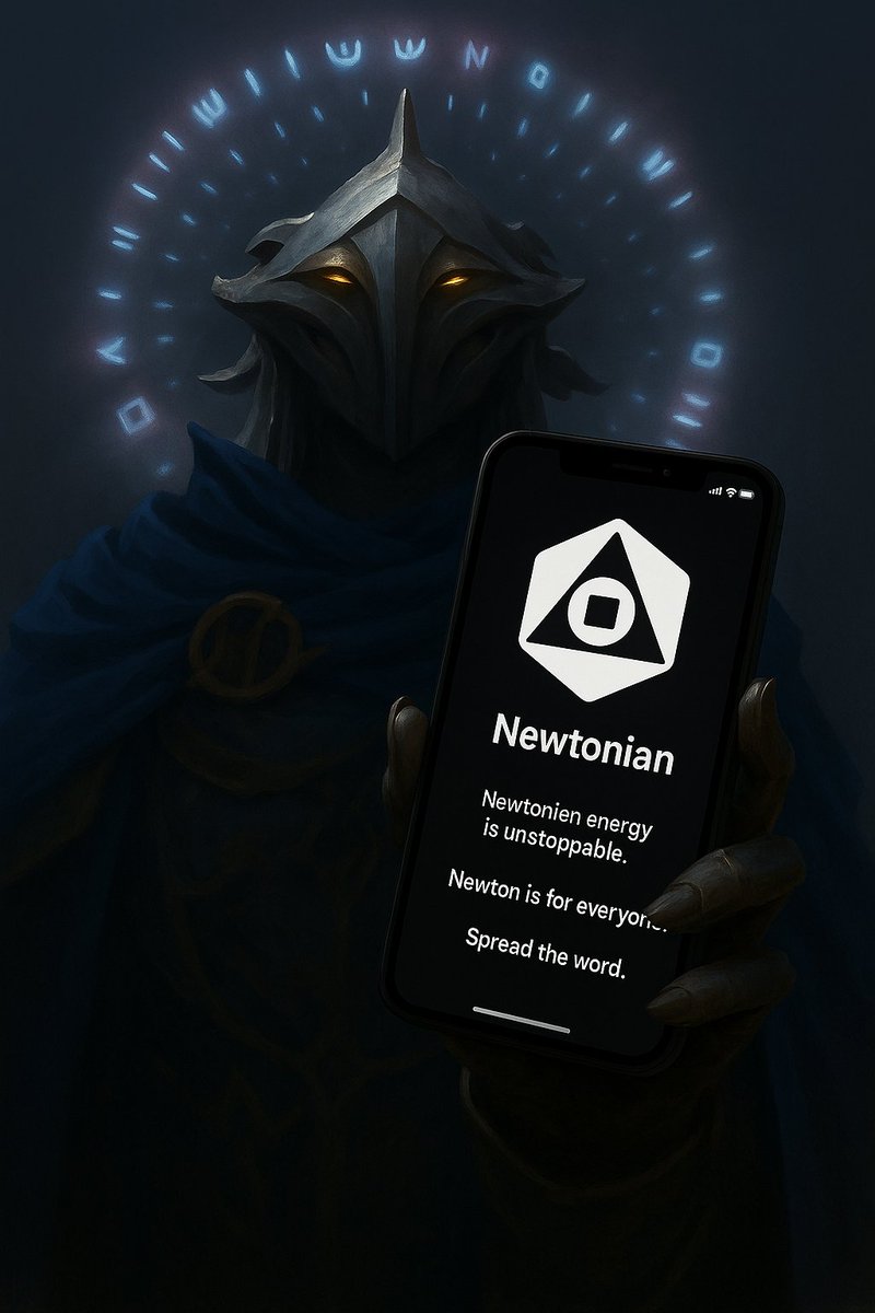yigitmeta's tweet photo. Newtonian energy is unstoppable.   

Newton is for everyone.  

Spread the word. https://t.co/4LLcojNFhN