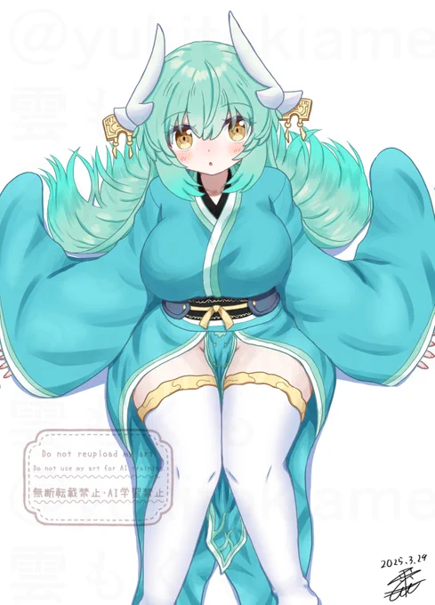 #2025年自分が選ぶ今年上半期の4枚 
上半期は、意外とこの辺だと思う!
4枚目は自分が作ったうちの子でよく出来てる気がする…(今度ちょっとした話を描く) 