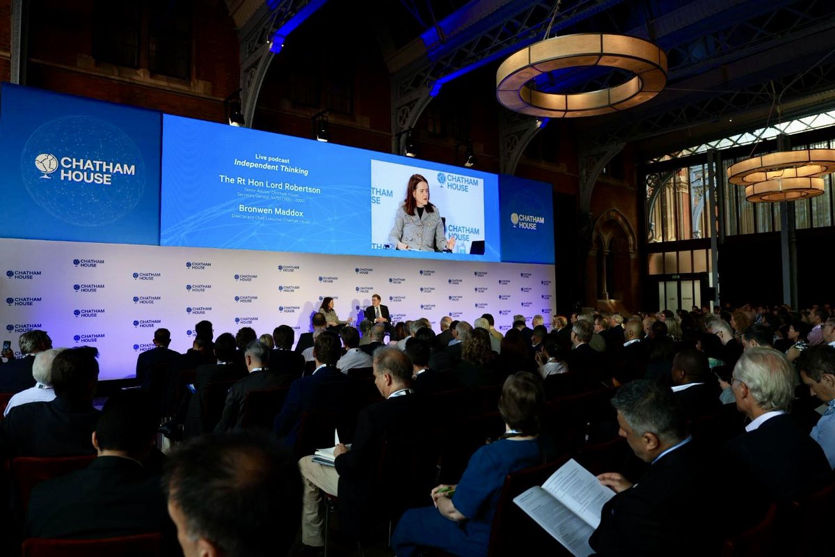 Chatham House (@chathamhouse) on Twitter photo “We are at a point where the old rules are shifting and are ripped up wilfully. There is the question of what will come next.”
<a href="/bronwenmaddox/">Bronwen Maddox</a> welcomes delegates to our 2025 London Conference.
#CHLondon “We are at a point where the old rules are shifting and are ripped up wilfully. There is the question of what will come next.”
<a href="/bronwenmaddox/">Bronwen Maddox</a> welcomes delegates to our 2025 London Conference.
#CHLondon