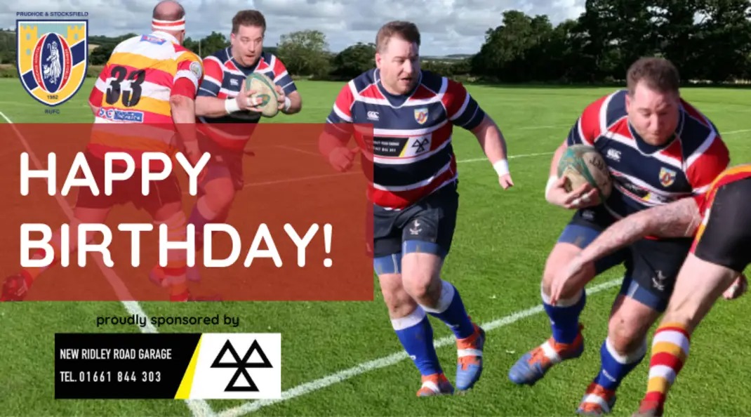 Happy birthday to our glorious leader Max Wainwright and back row Karl Main. (They aren't twins as far we are aware.) Hope you both have a fantastic day.