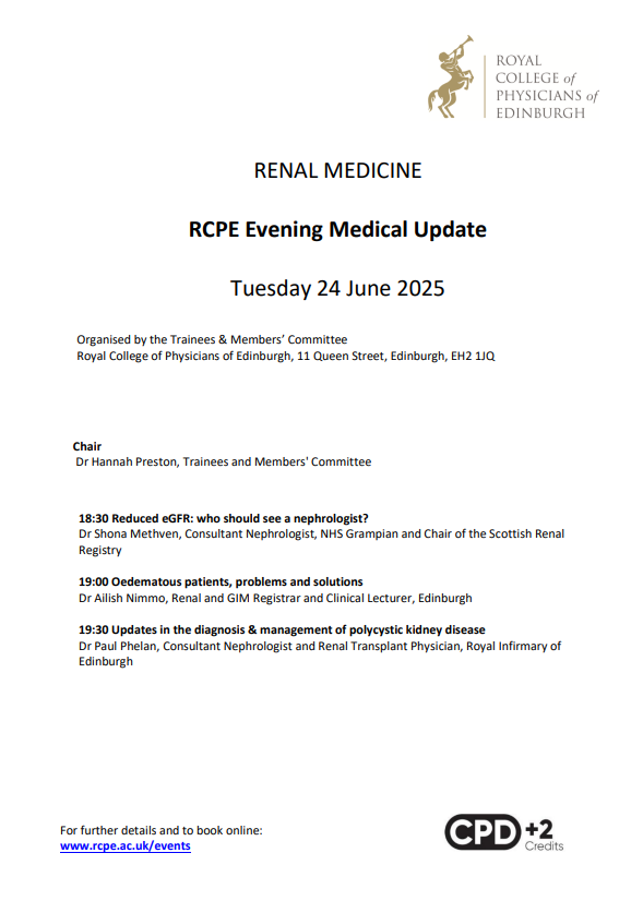 UHMBT Postgraduate Medical Education Team RLI (@uhmbtedcentre) on Twitter photo All doctors are welcome to attend the Evening Medical Update in Seminar Room 5, RLI Education Centre at 6:30pm on Tuesday 24th June 2025. Renal Medicine | Royal College of Physicians of Edinburgh #supportingdoctors #supportingpatientcare
<a href="/drdj/">Marwan Bukhari</a>
<a href="/EducFgh/">Postgraduate Medical Education FGH</a>
<a href="/UHMBT/">MorecambeBayNHSTrust</a> All doctors are welcome to attend the Evening Medical Update in Seminar Room 5, RLI Education Centre at 6:30pm on Tuesday 24th June 2025. Renal Medicine | Royal College of Physicians of Edinburgh #supportingdoctors #supportingpatientcare
<a href="/drdj/">Marwan Bukhari</a>
<a href="/EducFgh/">Postgraduate Medical Education FGH</a>
<a href="/UHMBT/">MorecambeBayNHSTrust</a>