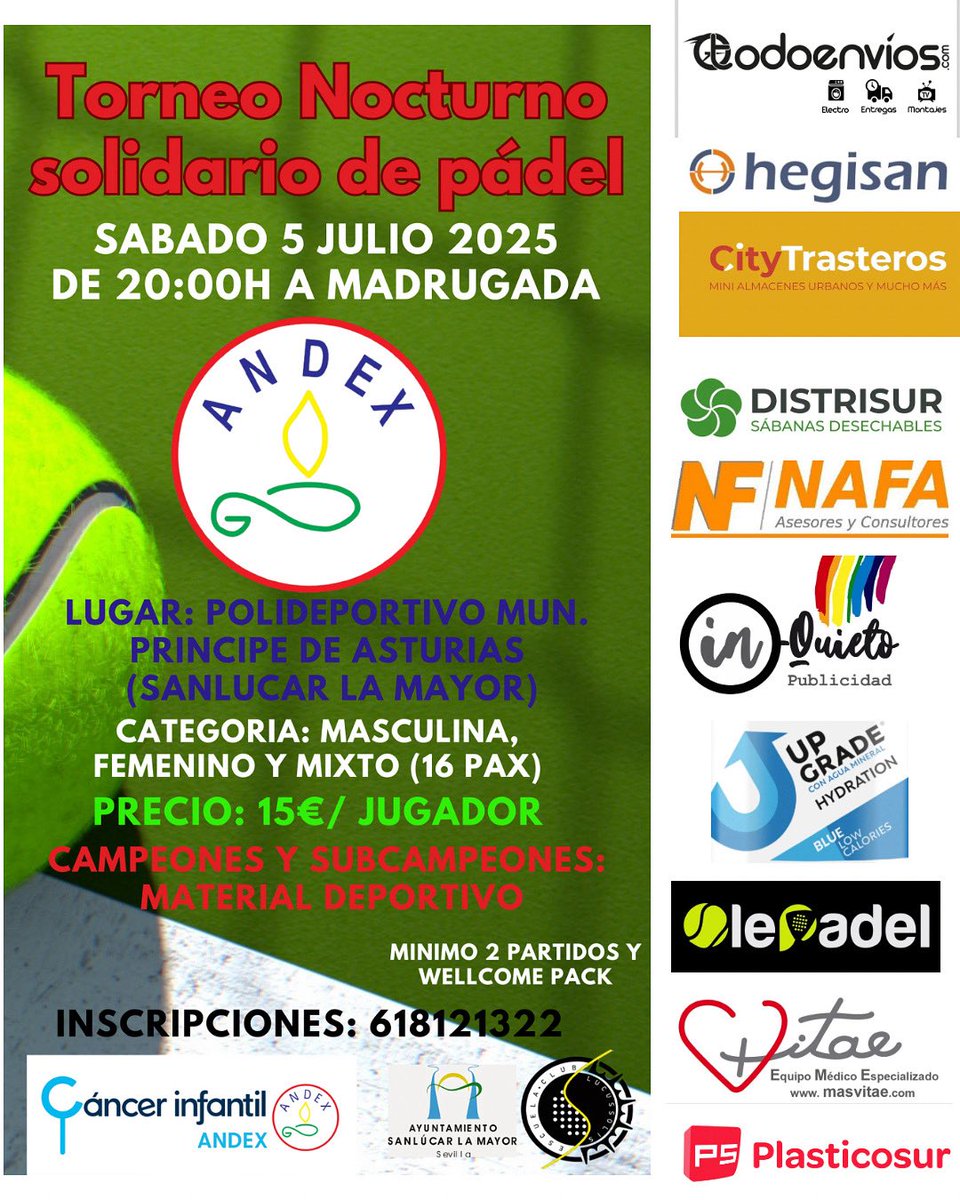 padelsanlucar's tweet photo. Te apuntas? https://t.co/wfCcfhFJ3e