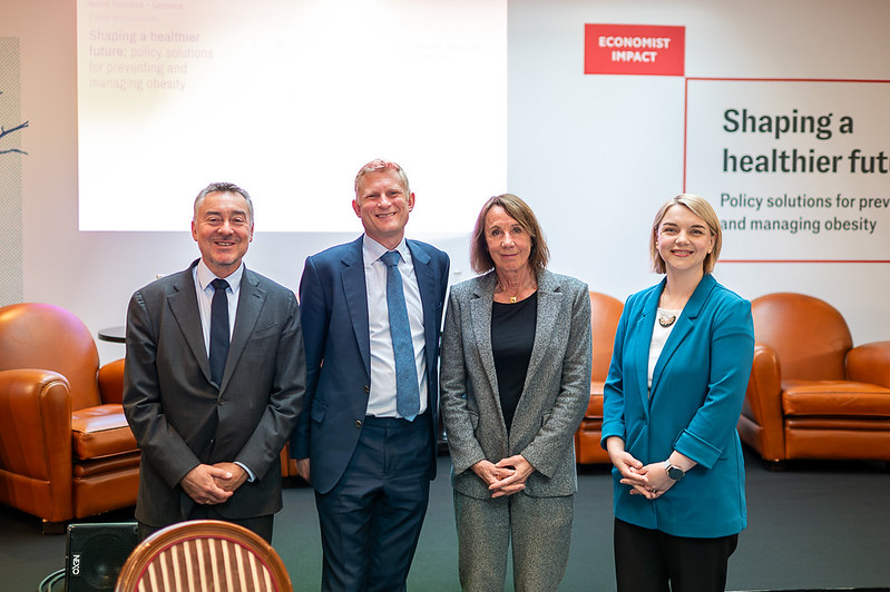 GreeceInGeneva's tweet photo. Amb. Ioannis Ghikas joined the @Economist panel “Shaping a Healthier Future”, sharing 🇬🇷 Greece’s approach to tackling obesity — with a strong focus on childhood prevention, education &amp; inclusive health strategies.

#Greece #GlobalHealth #PublicHealth #EconomistEvents https://t.co/lsqDbTqgp3