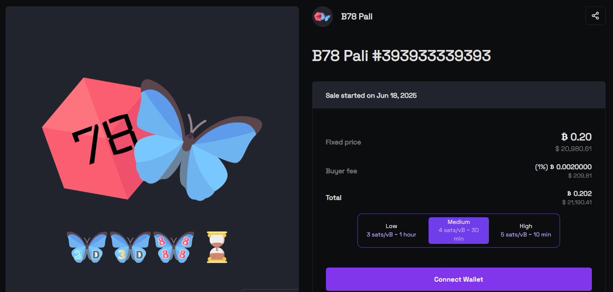 An absolute Grail has been listed!

A 2D B78 Sequence Palindrome has been listed for 0.20 BTC. Only 8 2D palindromes come from this block, the first Block mined by the legend Hal Finney. The earliest 2D Pali for sale in the market, 5/8 found. only 5/8 are Sequence Palis too!

The