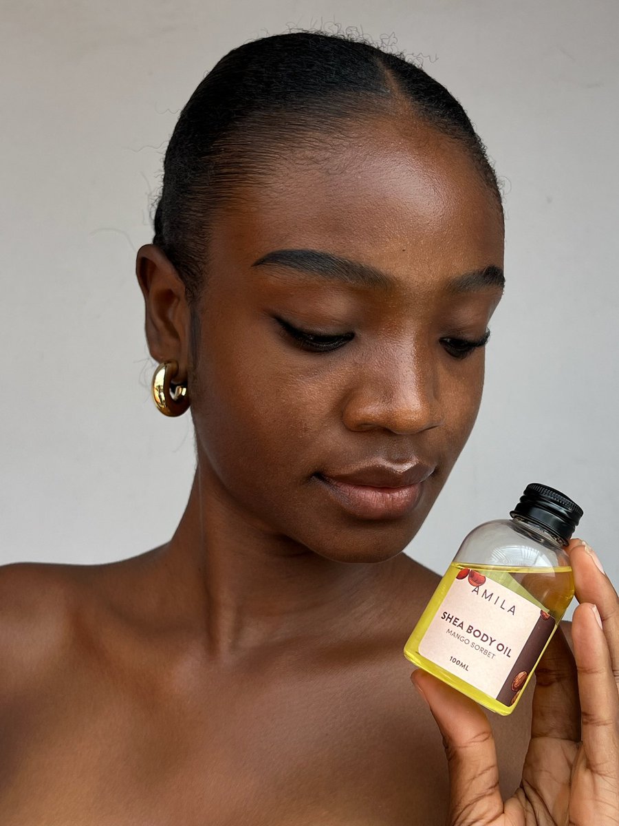 There’s body oil, there’s Amila body oil 🤎