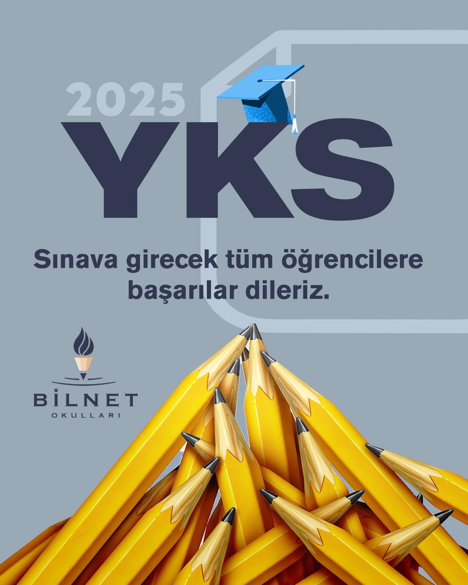 Sınava girecek tüm öğrencilere başarılar dileriz.

#BilnetOkulları #YKS2025