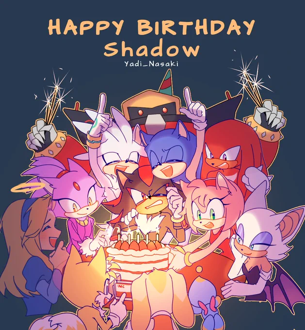 Happy birthday to SA2 and Shadow the Hedgehog He came a long way and we know Maria is proud of him #ShadowTheHedgehog