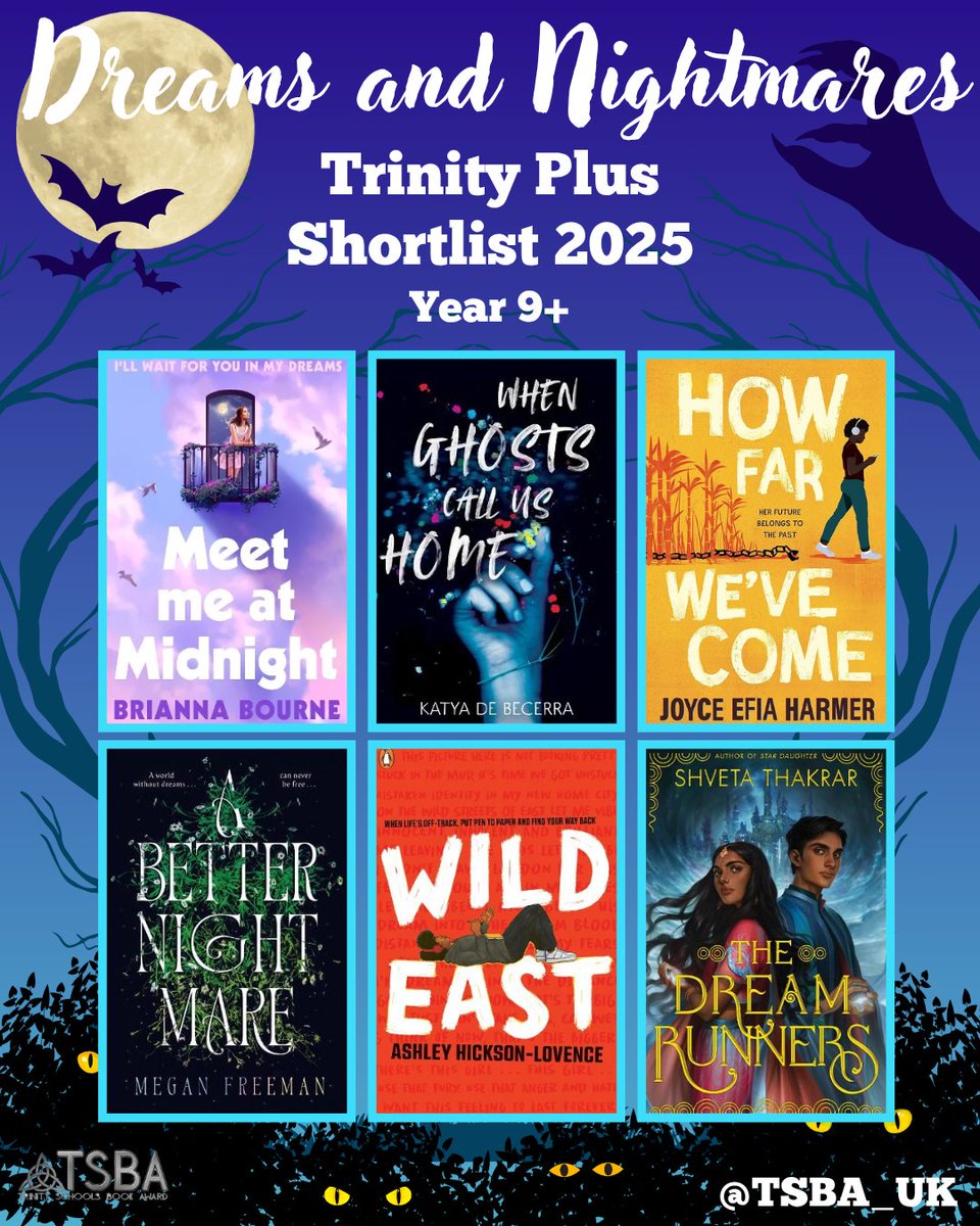 TSBA (@tsba_uk) on Twitter photo We can now reveal the 2026 'Dreams and Nightmares' Trinity Plus List for Years 9+...
#TSBA26 <a href="/BriannaBourneYA/">Brianna Bourne 🩰🎸🏙</a> <a href="/KatyaDeBecerra/">Katya de Becerra (is more fun on IG)</a> <a href="/JoyceEfia/">Joyce Efia Harmer</a> <a href="/meganefreeman/">Megan E. Freeman</a> <a href="/AHicksonLovence/">Ashley Hickson-Lovence</a> <a href="/ShvetaThakrar/">Shveta શ્વેતા 💖</a> We can now reveal the 2026 'Dreams and Nightmares' Trinity Plus List for Years 9+...
#TSBA26 <a href="/BriannaBourneYA/">Brianna Bourne 🩰🎸🏙</a> <a href="/KatyaDeBecerra/">Katya de Becerra (is more fun on IG)</a> <a href="/JoyceEfia/">Joyce Efia Harmer</a> <a href="/meganefreeman/">Megan E. Freeman</a> <a href="/AHicksonLovence/">Ashley Hickson-Lovence</a> <a href="/ShvetaThakrar/">Shveta શ્વેતા 💖</a>