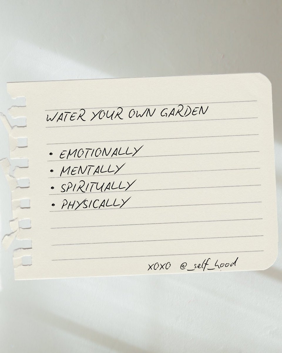 Its Thursday, &amp; we return to what matters.
Not the noise, not the rush, but the quiet act of tending to yourself.

Water your garden today, you deserve to feel whole, not just functional.

#thursday #growth #selfcare  #fyppp #foryou #foryoupage #explorepage #viralpost #selfhood