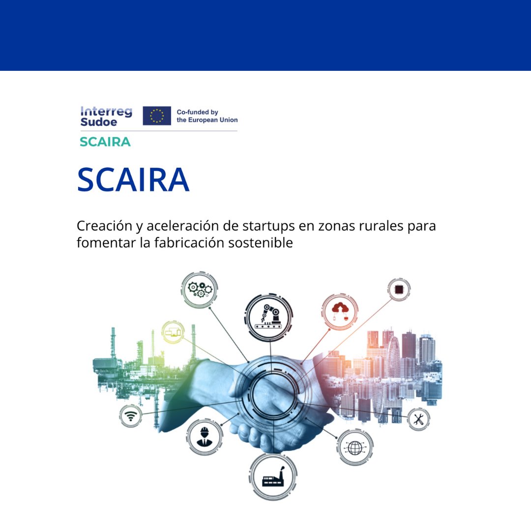 WomenSpaceExtremadura (@wsextremadura) on Twitter photo ¿Eres emprendedor/a, autónomo/a o empresa innovadora en el entorno rural? 🚀 #SCAIRA es un programa de aceleración destinado a dar forma a nuevos modelos de negocio en sectores como la #automoción, la #aeronáutica o la manufactura verde ♻️ scaira.grantplatform.com ✔️
<a href="/6Sudoe/">Interreg SUDOE</a> ¿Eres emprendedor/a, autónomo/a o empresa innovadora en el entorno rural? 🚀 #SCAIRA es un programa de aceleración destinado a dar forma a nuevos modelos de negocio en sectores como la #automoción, la #aeronáutica o la manufactura verde ♻️ scaira.grantplatform.com ✔️
<a href="/6Sudoe/">Interreg SUDOE</a>