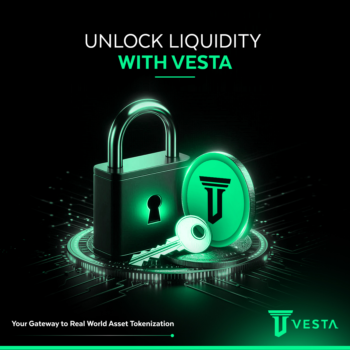 Locked-up capital is a thing of the past 🔓
Tokenized assets on Vesta offer flexibility, liquidity, and global access 🌍

Trade smarter. Move faster. Invest better.

#LiquidityUnlocked #Tokenization #RWARevolution #InvestWithVesta