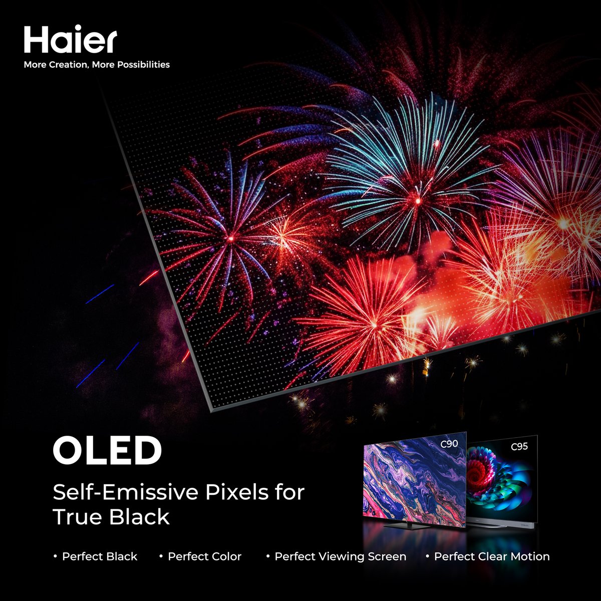 IndiaHaier's tweet photo. #HaierTVPedia Fact of the Day ๐บ๐ทConfused by OLED, Mini-LED, or QLED displays? We've got you covered!
Choose the perfect display technology for your viewing experience with Haier TV. ๐ท
#Haier #MoreCreationMorePossibilities #DisplayTechnologies #OLED #MiniLED #QLED https://t.co/nAQZpoEIDE