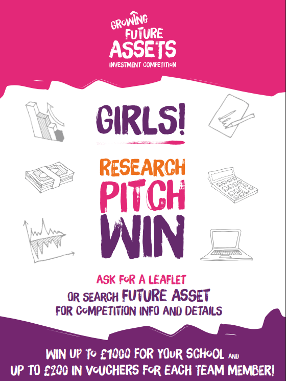 An exciting opportunity for girls in S3-6! 
Come along to ICT1 on Thu 26 June at 1pm to meet with Miss Bolger and find out more about the Future Asset competition #determination <a href="/clydeview_a/">Clydeview Academy</a>