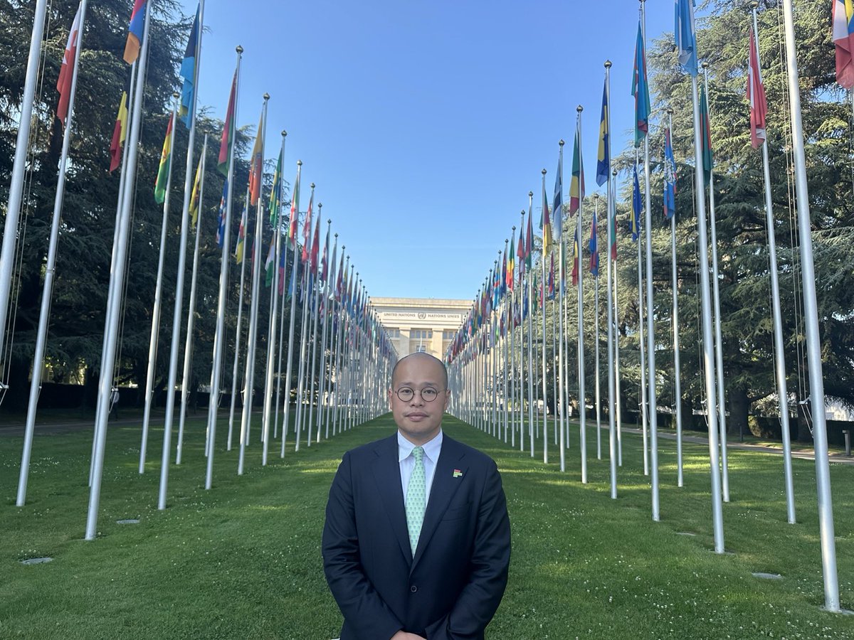#FreeJimmyLai (@supportjimmylai) on Twitter photo Yesterday, Jimmy Laiās son, Sebastien Lai, addressed the 59th Session of the <a href="/UN_HRC/">UN Human Rights Council š #HRC59</a> as a representative of <a href="/pen_int/">PEN International</a>.
He highlighted Hong Kongās rapidly deteriorating freedom of expression environment and called on the Hong Kong authorities to release his imprisoned father. Yesterday, Jimmy Laiās son, Sebastien Lai, addressed the 59th Session of the <a href="/UN_HRC/">UN Human Rights Council š #HRC59</a> as a representative of <a href="/pen_int/">PEN International</a>.
He highlighted Hong Kongās rapidly deteriorating freedom of expression environment and called on the Hong Kong authorities to release his imprisoned father.