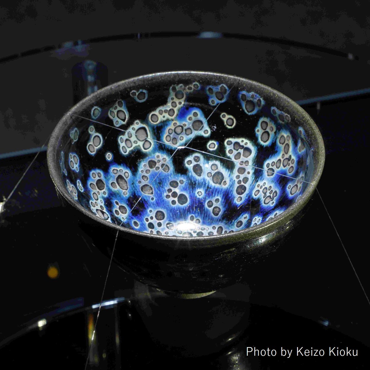 鶉目斑点模様 新品美形 小與那城 信水窯】八角豆皿/ガラス釉 | 【丹波のイロドリ】丹波焼(陶器)の公式