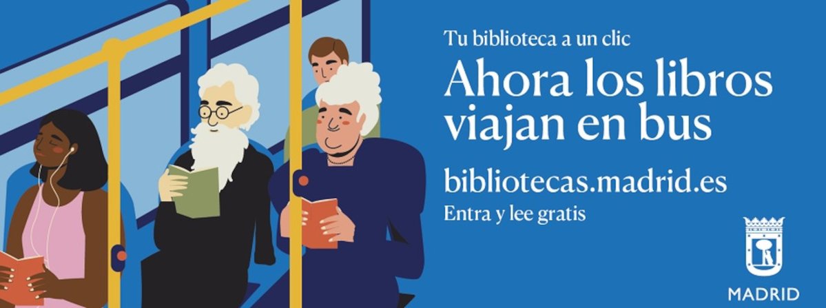 Línea Madrid (@lineamadrid) on Twitter photo Ahora los libros viajan en bus... 📘🚌
«Tu biblioteca a un clic» de <a href="/bpmmadrid/">Bibliotecas Ayuntamiento de Madrid</a> 👉 bit.ly/3ZExEAa
#Movilidad #Cultura Ahora los libros viajan en bus... 📘🚌
«Tu biblioteca a un clic» de <a href="/bpmmadrid/">Bibliotecas Ayuntamiento de Madrid</a> 👉 bit.ly/3ZExEAa
#Movilidad #Cultura